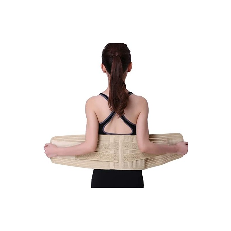 Faja lumbar para la espalda, soporte lumbar para levantar peso,