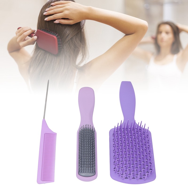 Hair Comb Set Heat Resistant Anti Static Good Hand Feel
