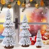 Zliger Pack of 3 Mini Christmas Trees, 10/15/20 cm, Artificial