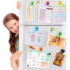 VNDUEEY 6 Pack Colorful Magnetic Clips for Whiteboard Refrigerator Magnets