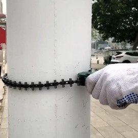 Sinyiol 12 Inch Heavy-Duty Ratcheting Chain Wrench Oil Filter Wrench Reversible Chain Style Pipe Fitter Tools Fit Max 6 Inch Diameter (12 Inch)