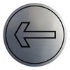 Signs ByLITA Circle Directional Arrow Left Graphic Door or Wall
