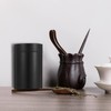 DOITOOL Tin Tea Canisters with Airtight Double Lids Tinplate Round