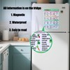 FODMAP Chart Fridge Magnet, Food Guide Gut Health Meal Planner