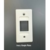 Single Switch Plate Cover – Ivory – 3D Printed Replacement