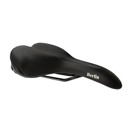 P & P pro cycling Unisex - Adult Berlin 030 Comfort Saddle, Black, 265 x 190 mm