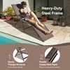 Giantex Patio Lounge Chair Foldable Chaise Lounger, Outdoor Sunbathing Chair