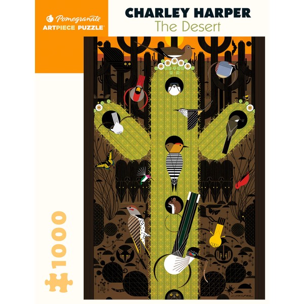Charley Harper: The Desert 1,000-Piece Jigsaw Puzzle (Pomegranate) 29" x 20"
