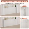 Retractable Baby Gates Extra Wide 200"W x 42"H Upgrade Reinforced