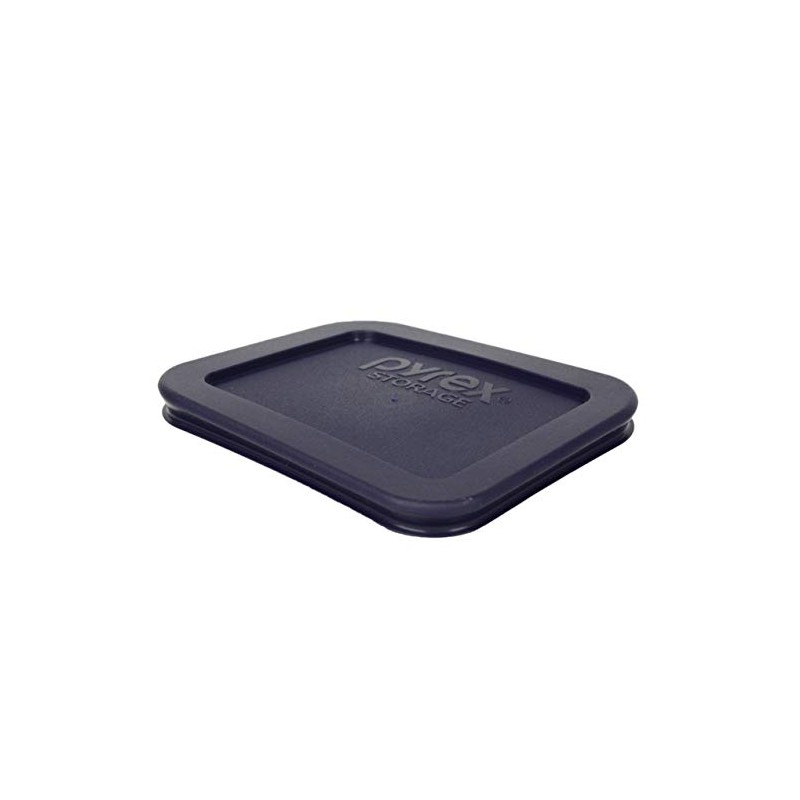 Pyrex 7213-PC 1.9 Cup Dark Blue Rectangle Plastic Food Storage