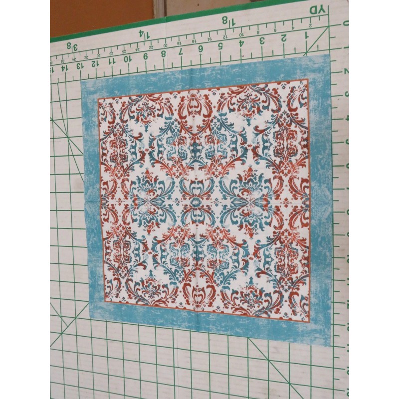 Blue Ink Studios Three Decorative Luncheon Napkins for Decoupage "Teal