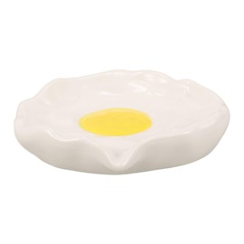 VICASKY Cute Ceramic Soap Dish with Self Draining Design Whimsical Bathroom Soap Holder for Kitchen Sink Shower for Organized Family Use