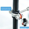 PEROMI 2 Pack Pipe Supports,304 Stainless Steel Wall Mount Ceiling
