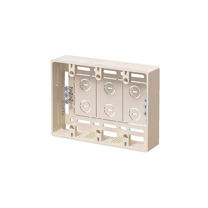 Mirai Industry MSB-3W Switch Box for Plastic Mall, Exposed Switch