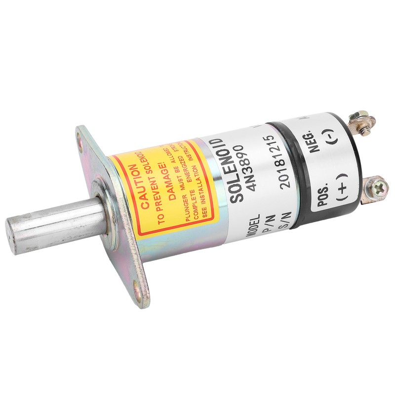 Fuel Shut Off Solenoid Valve DC12V Excavator Stop Oil Electric