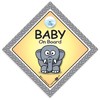 Baby Elephant On Board Sign, Baby On Board Sign, High