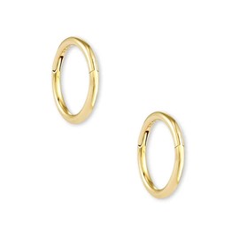 Kendra Scott Gina Seamless Huggie Earrings in 14k Yellow Gold, Fine Jewelry for Women