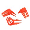 250PCS Plastic Opening Bee Queens Cage Protective Cell Cover Beekeeping