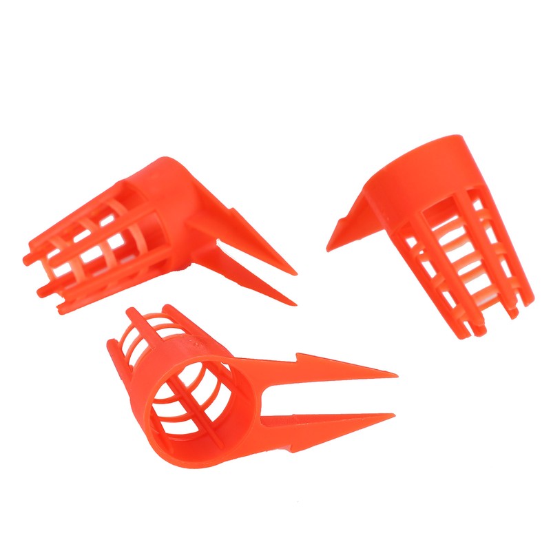 250PCS Plastic Opening Bee Queens Cage Protective Cell Cover Beekeeping