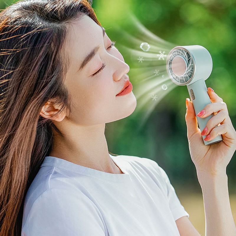 Mini Handheld Fan USB Charging 2200mAh Battery Portable Handheld Fan