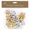 Tallon Christmas Bows, Silver, Rose Gold, 3cm