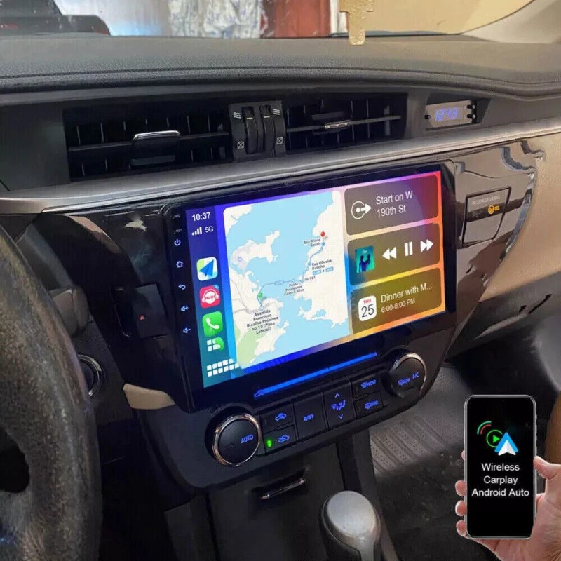 JOYINCAR 10" FOR TOYOTA COROLLA 2014-2016 ANDROID 13 CAR STEREO