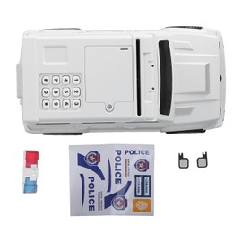 Car Bank Automatic Fingerprint Password Money Rolling Cash Coin Car Bank for Children White