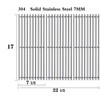 SD63246018 (3-Pack) 17" Stainless Steel Cooking Grates for Charbroil Professional,