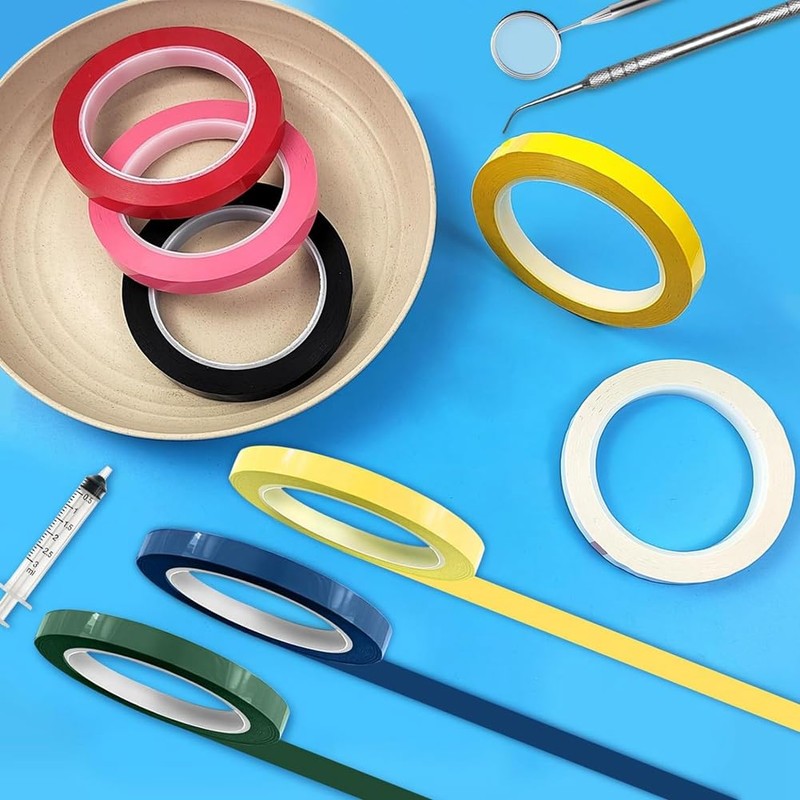 Tape Instruments Identification Tape 1/4Inch Width 216Ft Length 10 Colors