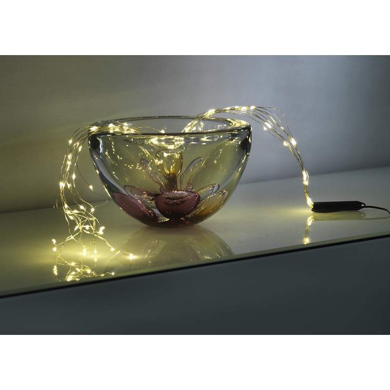 Konstsmide LED Tropfenlametta 10 Stränge à 9 Dioden