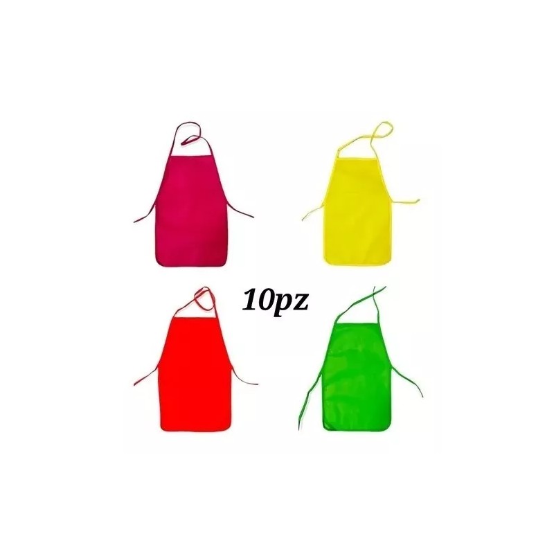 Like Shop Mandil Infantil Para Niño 12pz