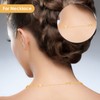 3PCS Gold Necklace Extender Gold Chain Extenders for Necklaces Delicate