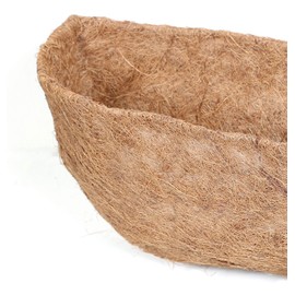 RUDDINGS WOOD Pre-formed Molded Coco Liner for Wall Trough 90cm (36") wide - Window Boxes Baskets