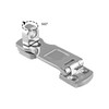 2PCS Boat Door Hasps 316 Stainless Steel Marine Latch Anti-Rattle