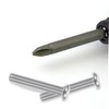CAXUSD Stainless Steel Tv Mount Screws M8x45mm Pan Head Screws