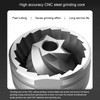 Manual Coffee Bean Grinder Multifunction CNC Steel Core Adjustable Thickness