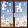 Easter Decorations Window Clings - 103 PCS Easter Window Stickers