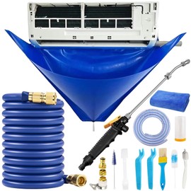 Oiktylr Mini Split Cleaning Kit Bag with 75ft Hose Set, Air Conditioner Cleaning Kit for Minisplit Coil, AC Cleaning Kit Fits Systems (Small / 75FT Hose)