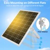 Solar Panel Kit 25W 12V Solar Battery Trickle Charger Maintainer,