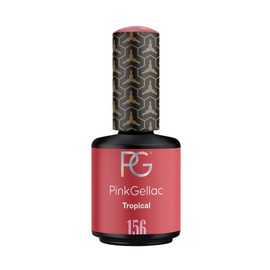 Pink Gellac Shellac Gel Nail Polish 15 ml for UV LED Lamp 156 Tropical Pink Gel Nail Polish for UV Nail Lamp Pink LED Nail Polish Gel Polish