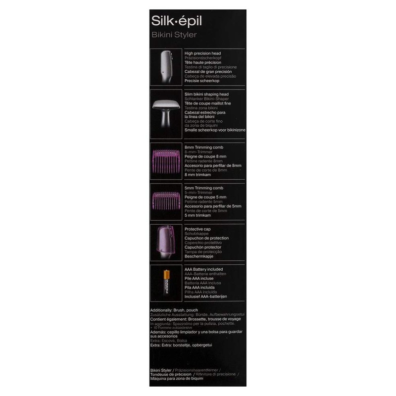 Braun FG1100 Silk-épil 3in1 Trimmer - Finisher with 4 accessories,