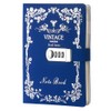 JunShop Lock Journal Diary Digital Password Notebook Leather Binder Diary