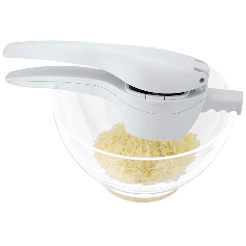 Judge Potato Masher, Stainless Steel, White