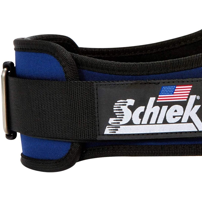 Schiek 2006-NAVY-M Schiek Original 6 inch Nylon Support Belt Lt