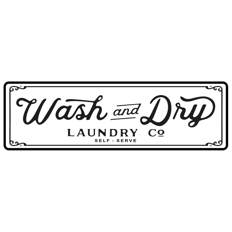 PhotoSteel Wash & Dry Laundry Co - Farmhouse Laundry Room