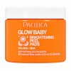 Pacifica Glow Baby 10% AHA/BHA almohadillas de pelar iluminadoras, blanco,