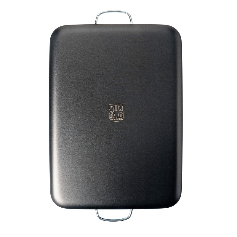 Alluflon Tradition Italy Lasagne Pan, Aluminium, black
