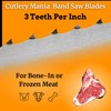 Cutlery Mania 4-Pack Band Saw Blade (Bone-in) 5/8x.022x3TPIx116 inch