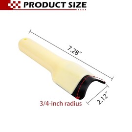 Gypsum board corner finishing tool elastic design cow nose corner trowel 3/4 inch radius external cow horn