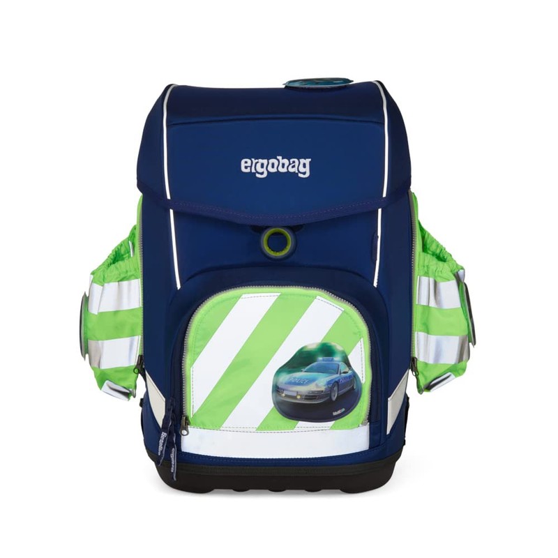 ergobag Side pockets zip set with reflective strips, safety set